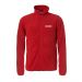 Byggeriet Fleecejakke Rød Herre 