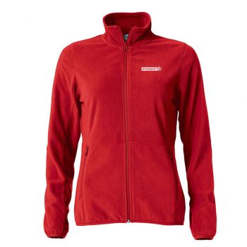 Byggeriet Fleecejakke Rød Dame