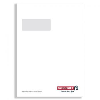 Byggeriet Konvolutt C4, 500pk