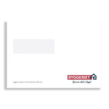 Byggeriet Konvolutt C5, 500pk