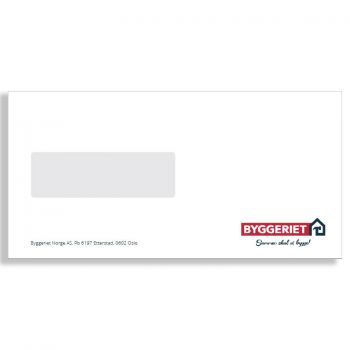 Byggeriet Konvolutt E65, 500pk